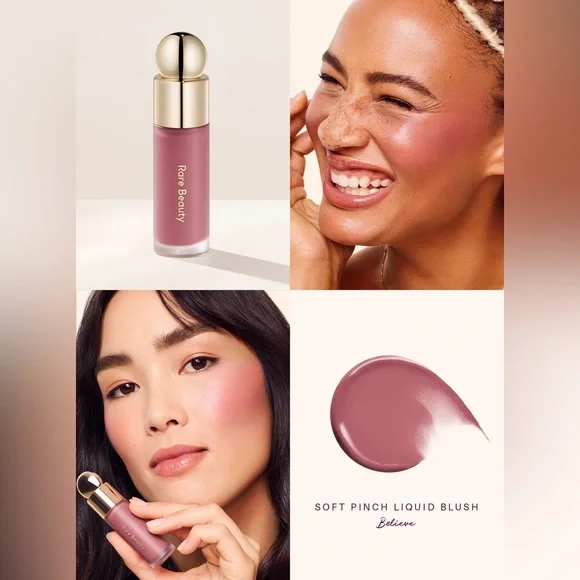 NIB‼️ Rare Beauty Soft Pinch Liquid Blush in Believe - Picture 2 of 7